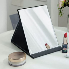 Mirror makeup mirror folding desktop portable high-definition student dormitory princess female large size desktop dressing mirror
