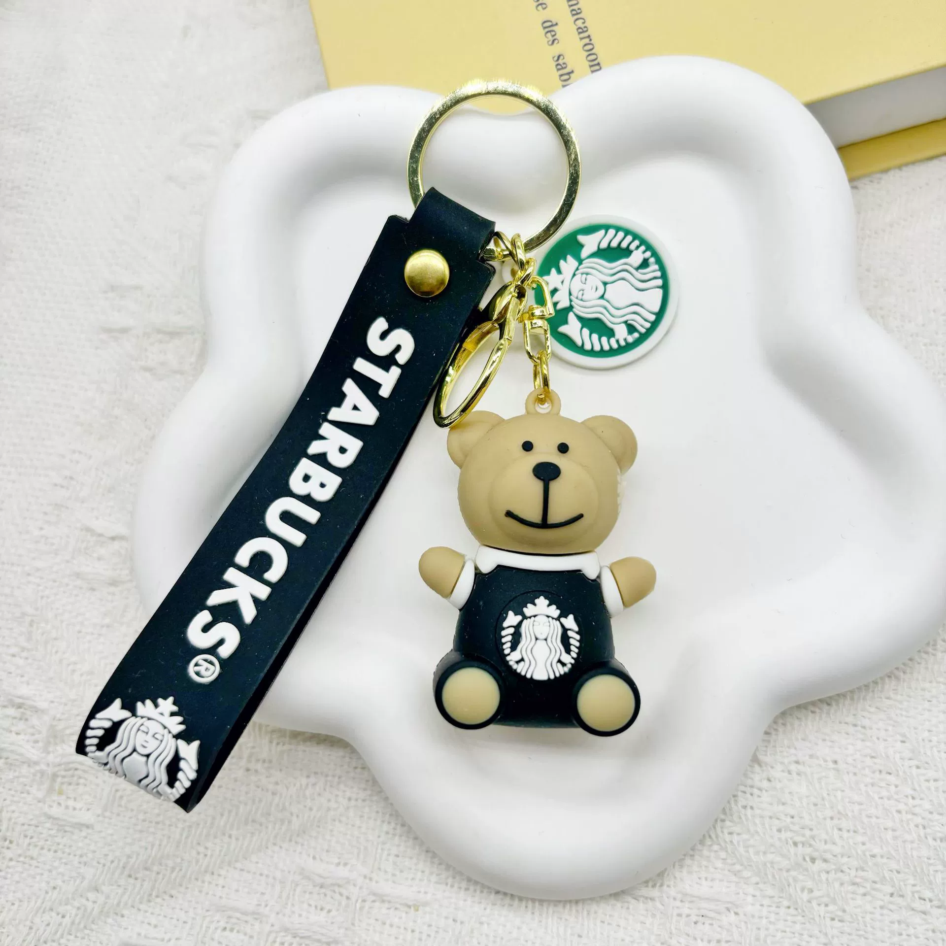 Starbucks, кулон-брелок с мультяшным рисунком для ключей, аксессуар для сумки для студентов, подарок на день рождения