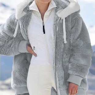 Spring and Autumn Coat���s��ɫ���W����ë�q����Bñ����Ů����
