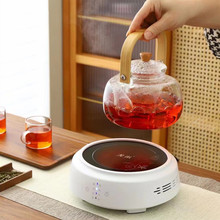 煮茶壶全玻璃烧水壶电陶炉加热蒸茶器家用养生围炉煮茶壶茶具套装