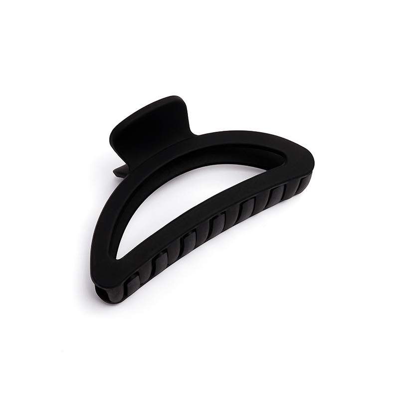 Simple media luna clip de las mujeres cola de caballo updo tiburón clip nicho diseño cabeza trasera horquilla tocado al por mayor