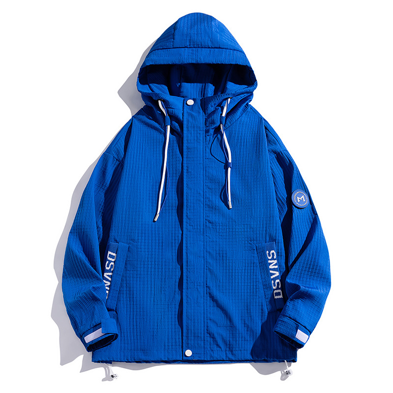 Men's Clothing sportswear windbreaker men's spring new men's casual outdoor windproof jacket men's hooded coat_voghion.com