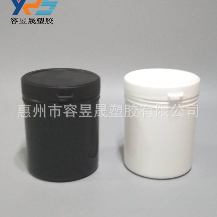 HDPE材质1L塑料罐螺旋易拉瓶纹绣色膏香精香膏油墨1000ML瓶子