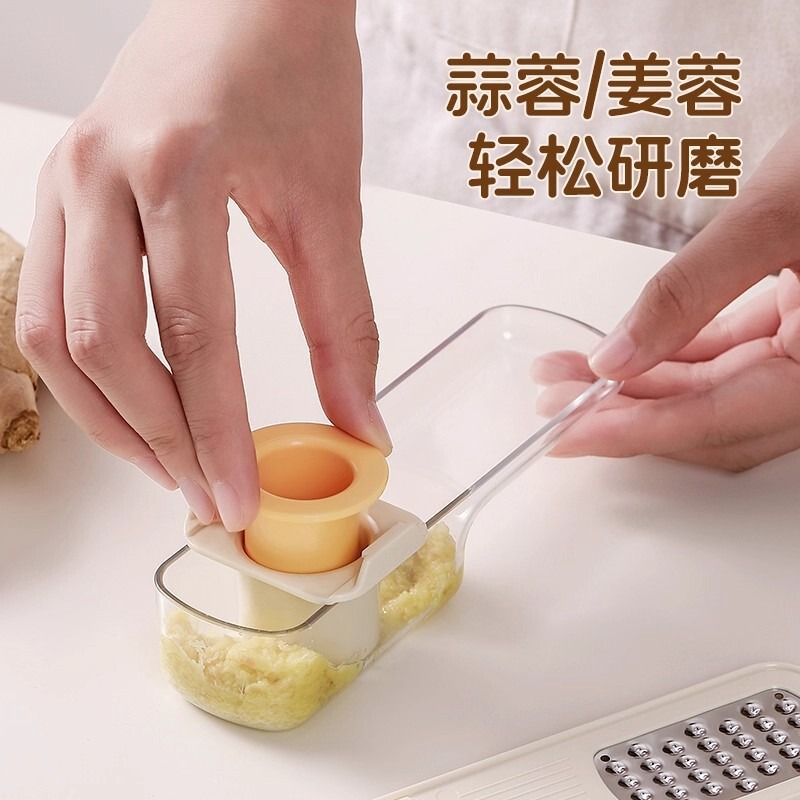 磨蒜泥神器蒜泥研磨器捣蒜器厨房手动磨生姜蒜蓉具姜末汁研磨盘|undefined