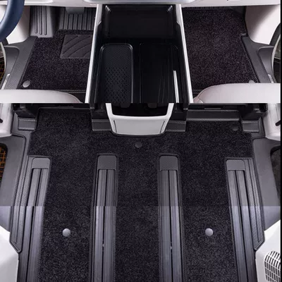 Premium Edition Flagship Version Surround | Ayaqaltılar (Kovriklər) - wei-brand-alpine-standard-axis-front-and-rear-floor-mats-carpet-black-special-car-version