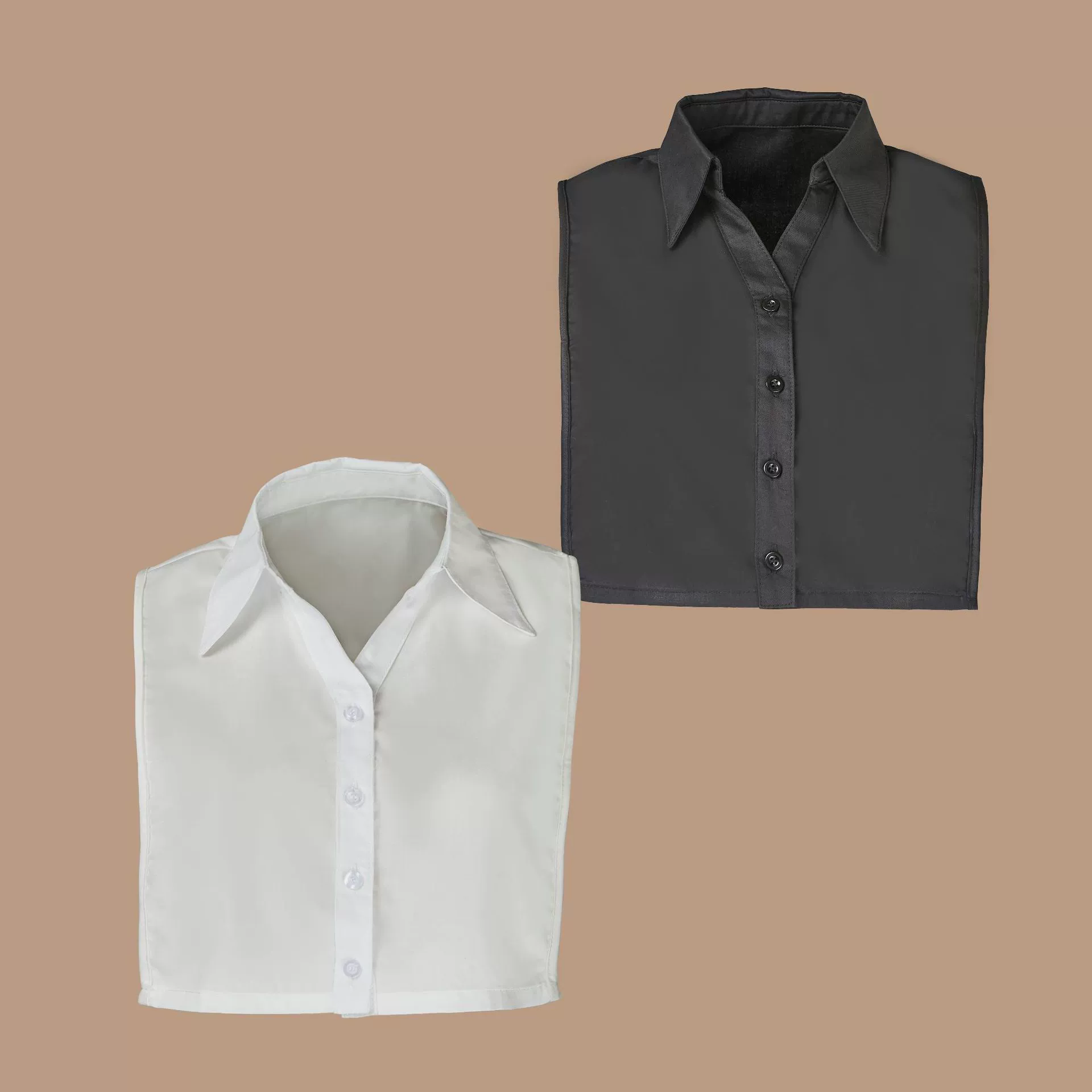 Новый хлопковый жилет Jane Женская одежда Белая одежда Поддельный воротник Все виды поддельного воротника на подкладке с профессиональным воротником рубашки