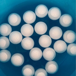GOLF floating ball two-layer water practice fluorescent color luminous various colors logo double-layer printing GOLF