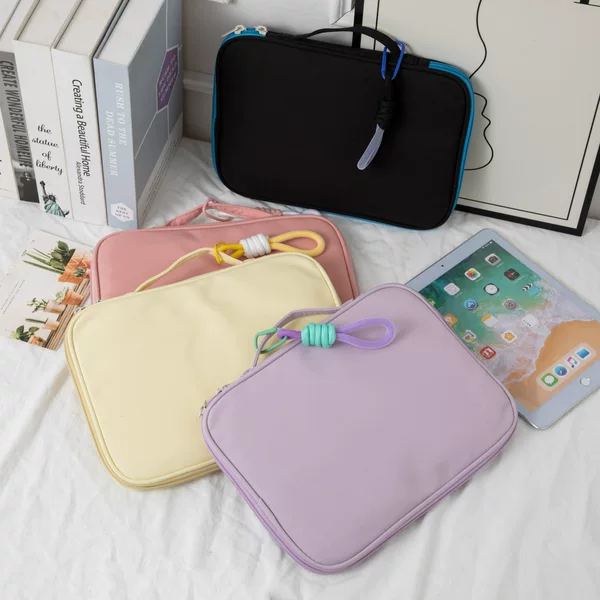 Korean-style minimalist handbag for iPad tablet, Japanese-style laptop bag, storage bag