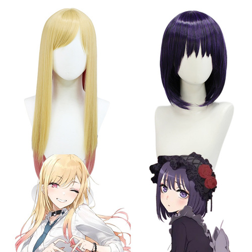 Dressing doll falls in love Kitagawa Umume cos wig Kuroe Shizuku lolita anime character cosplay