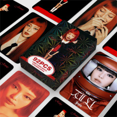 スポット92枚写真カードJennie新アルバムRubyグリーティングカードスター秘蔵カード金智尼シールLOMOカード