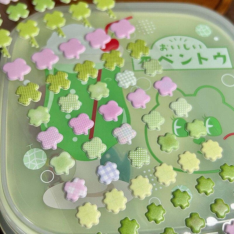 Bubble stickers Korean ins style hand account collage mobile phone shell decoration New Year stickers stickers four-leaf clover deco three-dimensional Bubble stickers Korean ins style hand account collage mobile phone shell decoration New Year stickers stickers four-leaf clover deco three-dimensional