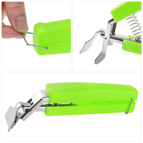 Pot and Plate Grabber, Heatproof Clamps, Dish and Plate Lifter, Sandpot and Steamed Food Tongs, Stainless Steel Non-Slip Household Kitchen Bowl Clamps