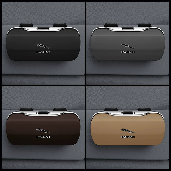 Jaguar-Black [New Car Glasses Case] One