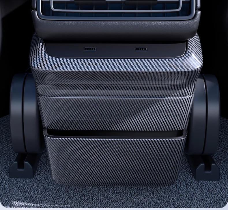 Suitable for Xiaomi Su7 Anti-Kick Pad Rear Seat Backrest Refrigerator Protective Cover Wear-Resistant Car Accessories