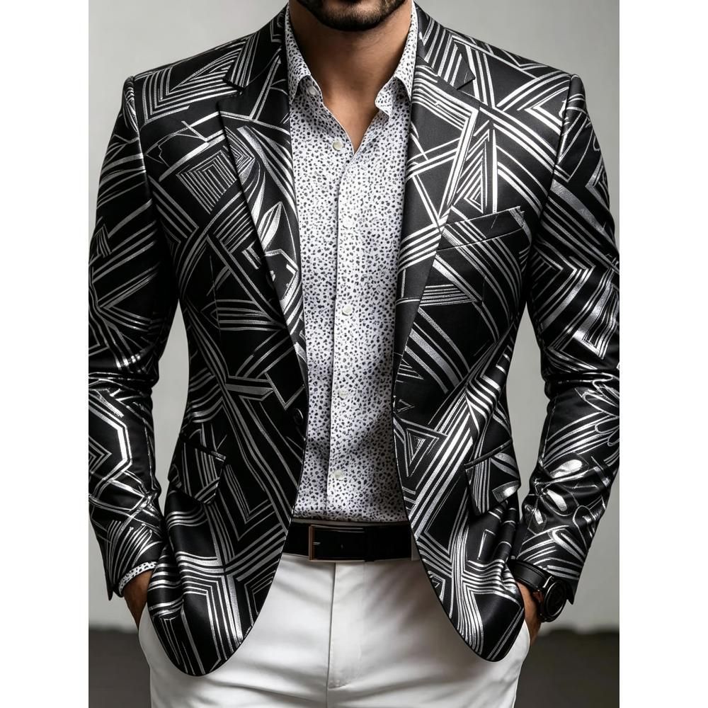 Comercio exterior transfronterizo hombre delgado moda traje casual de color sólido clásico versátil primavera y otoño delgado chaqueta de traje