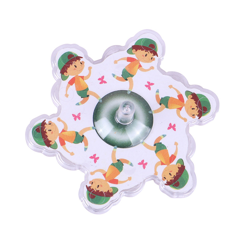 Juguetes de giroscopio de encaje de plástico, espacio transparente, giroscopio pequeño, juguetes creativos, regalos, giroscopio