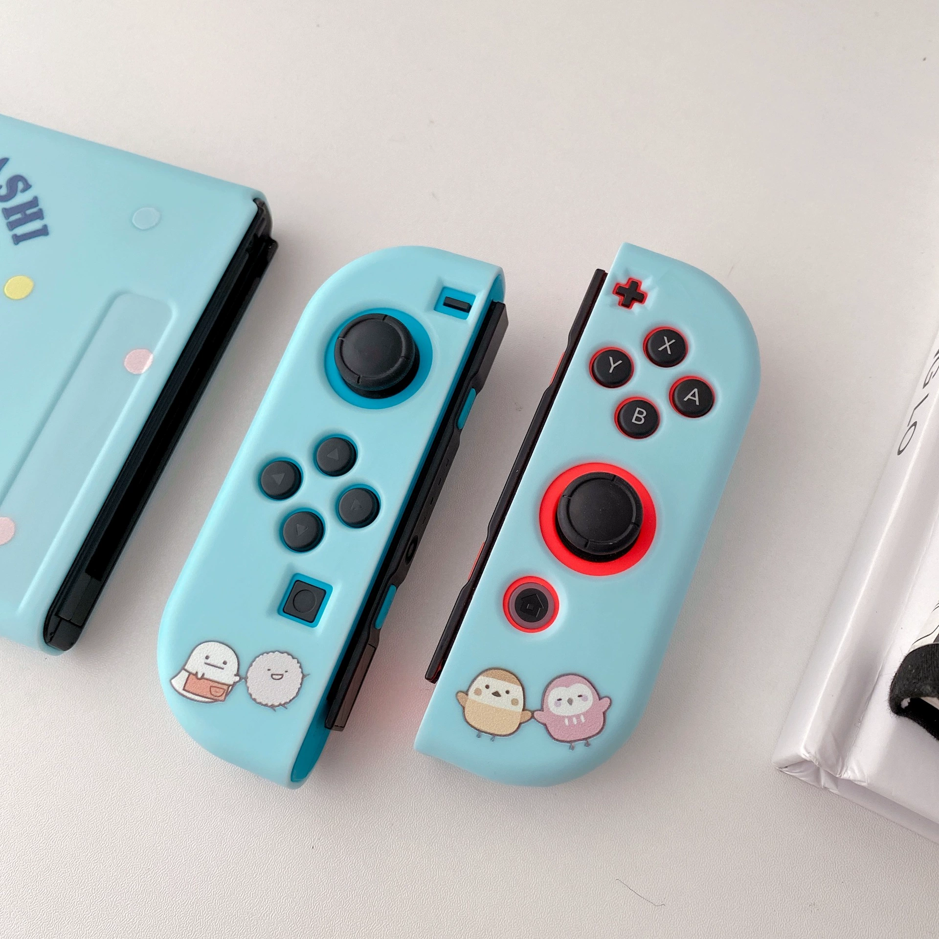 Совместимая защитная крышка для Nintendo Switch NS уголCorner биологическая Belle принцесса мультфильм TPU против падения