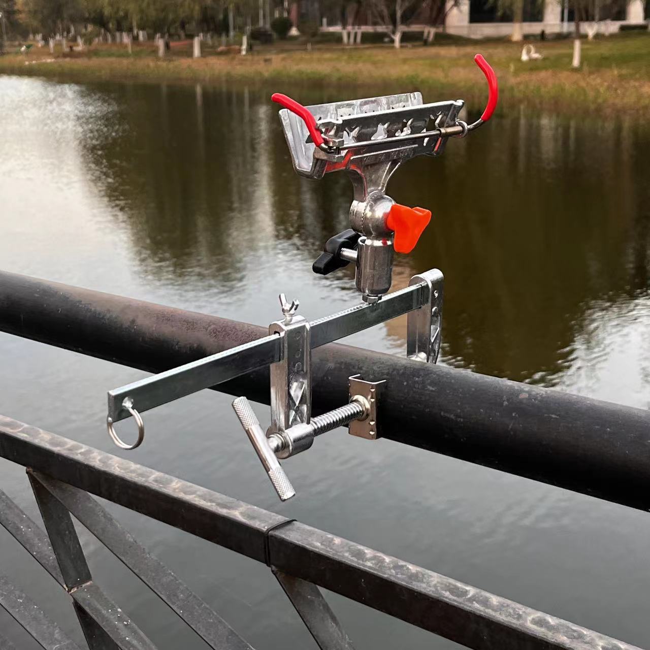 Bridge fishing raft fishing bracket clamping multi -function raft…