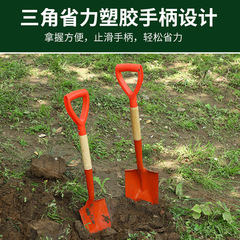 批發精鋼鍛打園林秀秀鏟兒童迷你小花鏟尖頭方頭園藝工具鐵鍬