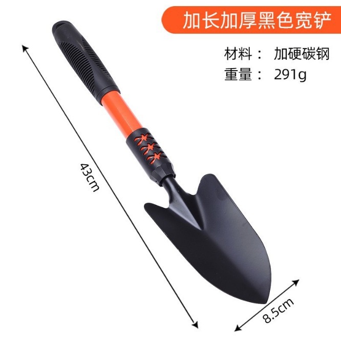 Pala pequeña herramientas de jardinería para niños plantación de pala de tres piezas traje de excavación pala de juguete de playa plantación de pala de flores