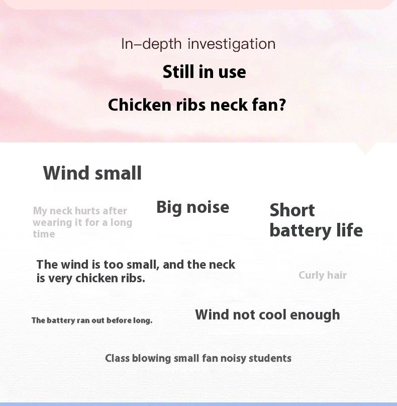 Portable Neck Fan Bladeless Usb Rechargeable Silent Cooling Fan_voghion.com