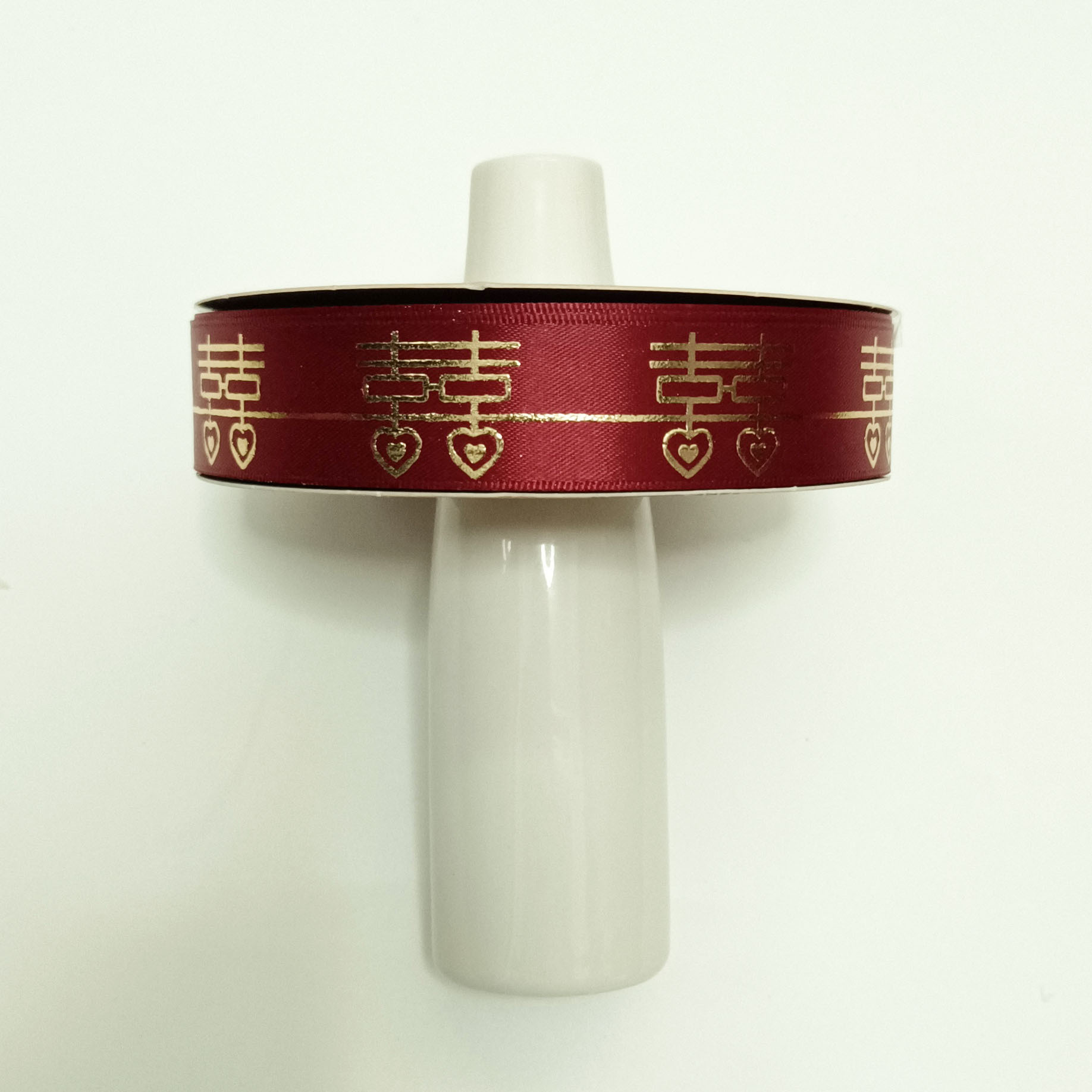 Suministros DE BODA Cinta de oro rojo Embalaje de regalo de mano Xi carácter cinta festiva Cinta Roja al por mayor cinta de encaje