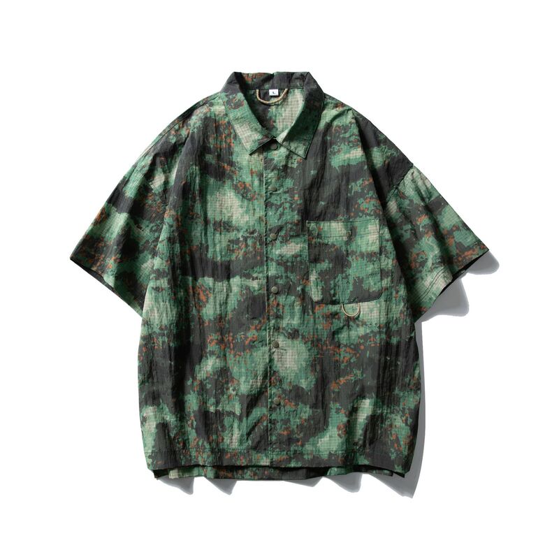 2025 Summer Fashion Brand Couple's Casual Shirt Lightweight Outdoor Loose Men's and Women's Solid Color Quick-drying Casual Shirt