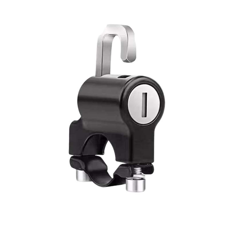 ヘルメットロック、電動バイクの安全と盗難防止、盗難防止ヘルメットフックロック、特殊なオートバイと自転車用の吊り下げロック