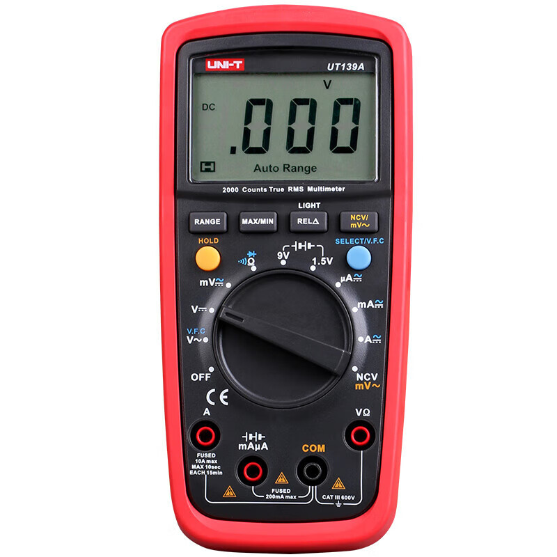 UNI-T UT139A Multimetro Digital Rango Automático