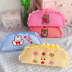 Japanese pencil case large capacity junior high school girl ins girl high-looking primary school student cute internet celebrity stationery pencil case