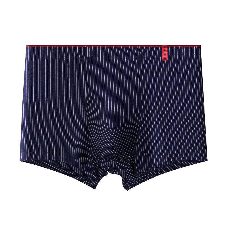 Ropa interior de algodón Hombre antibacteriano entrepierna inferior Boxer shorts deportes Boxer shorts cabeza juventud de los hombres más ropa interior de tamaño