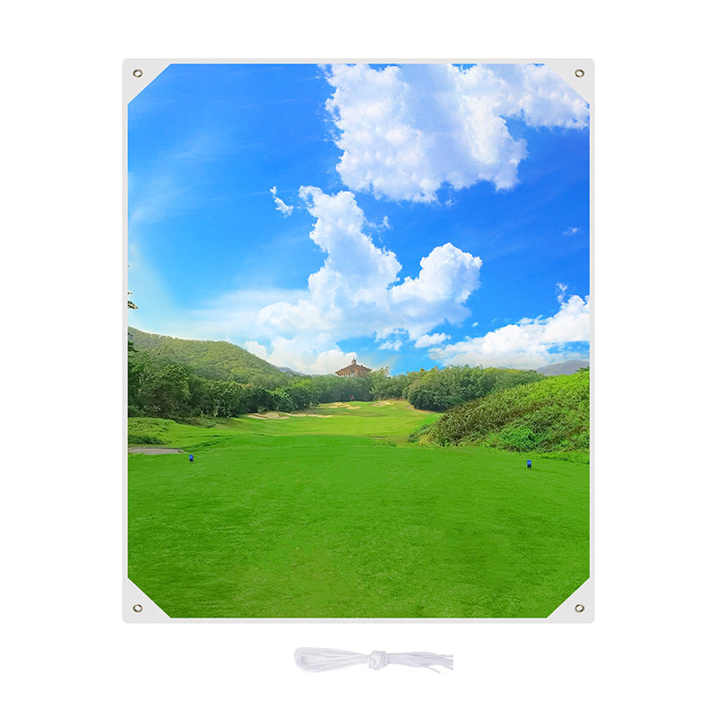 A todo color mudo huelga de golf de tela huelga de tela de interior y al aire libre herramientas de entrenamiento objetivo paño práctica neta suministros al aire libre