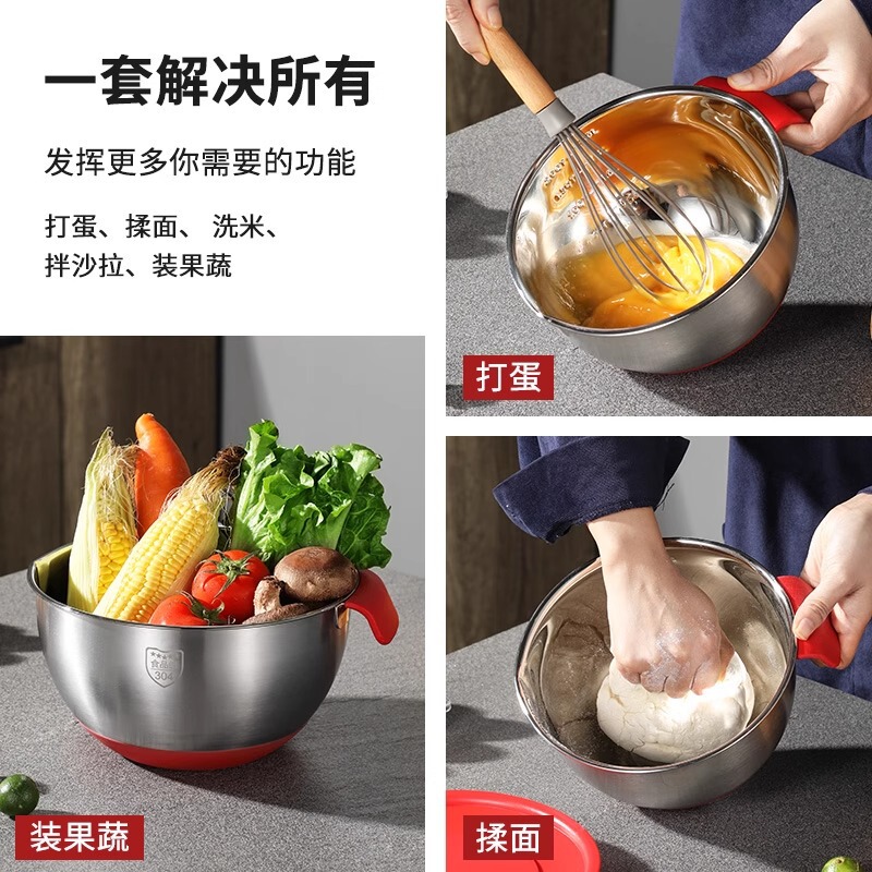 オムライスを作って、ステンレスのたらいを厚くして、滑り止めを深めます。|undefined
