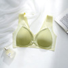 Thin underwear for breastfeeding, supporting wireless bra, comfortable postpartum push up bra for pregnant, front lock