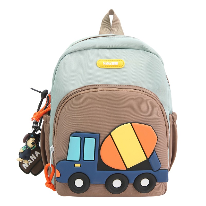 Bolsas escolares de gran capacidad para estudiantes de primaria, dibujos animados, excavadoras lindas, mochilas para niños y niñas, nueva ola de mochilas para niños transfronterizos