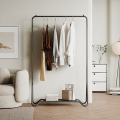 Outdoor Clothes Rack Balcony Drying Bar Bedroom Simple Folding Single Rod Home Use Clothes Hanger Simple Clothes Rack Kingjin