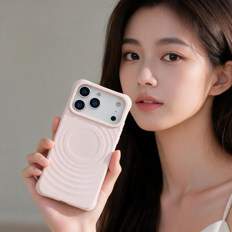 17 Suitable for iPhone 18Pro Solid Color Wave Ring Case 16/15 Apple 14 Anti-Fall 13 Mobile Phone Case 12/11 17 Suitable for iPhone 18Pro Solid Color Wave Ring Case 16/15 Apple 14 Anti-Fall 13 Mobile Phone Case 12/11