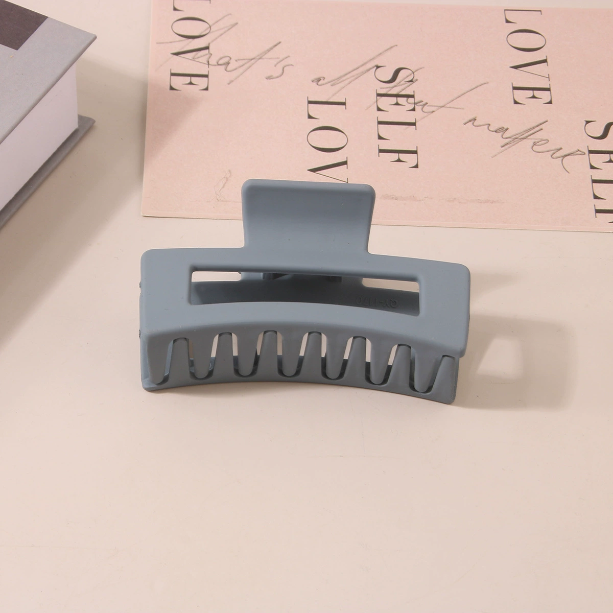 (Cross-border trading), rectangular matte crab pin, big shark, hairgrip, Amazon, simple and elegant design