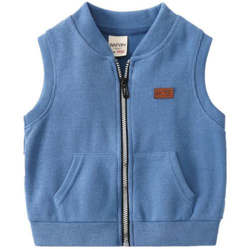 Kids' Vest, Korean-style Children's Clothing – Spring/Summer Collection, Baby Zip-up Jacket, Boys' Fashionable Waistcoat Top – Drop Shipping Available