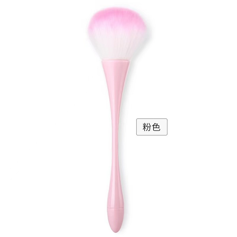 Pequeño tamaño pequeño polvo de pintura de cintura, cepillo de polvo de uñas, cepillo de mejilla de cepillo de cabeza de hongos, cepillo de maquillaje transfronterizo de una pieza