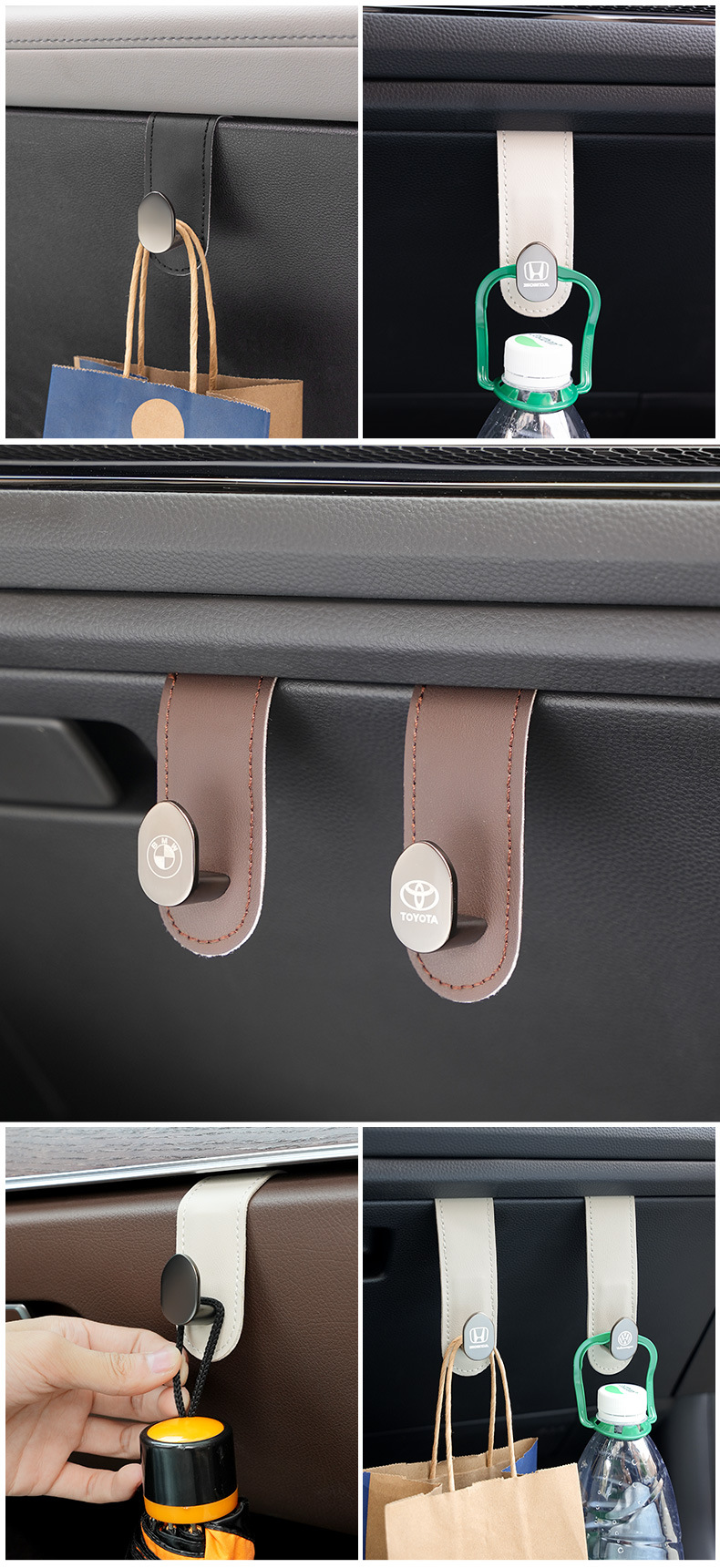 Car Hook Front Passenger Car Glovebox Hook Universal Car Hidden Storage Hook Car Supplies