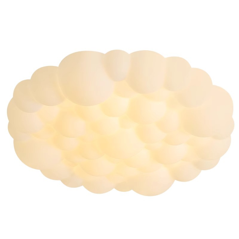 Dormitorio techo lámpara redins burbuja de crema lámpara de comedor de amplio espectro LED protector de ojos niña lámpara de habitación de niños