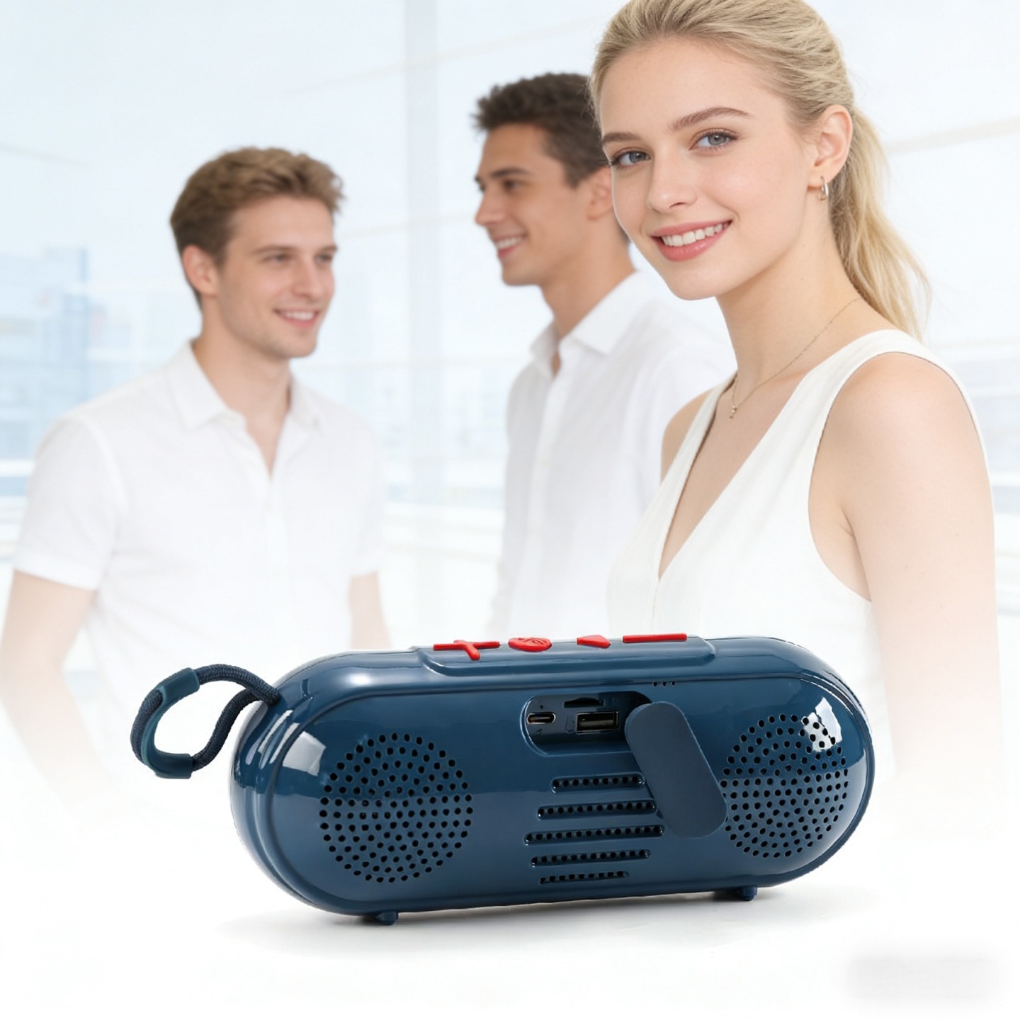 Transfronterizo nuevo TG792 altavoces Bluetooth portátiles coloridos RGB escritorio inalámbrico TWS subwoofer regalo pequeño sonido