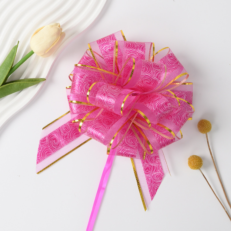 50 grandes rosas de nieve flores de bola de decoración de automóvil de boda flores de embalaje de flores de regalo de vacaciones cinta