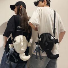 サメクロスボディバッグ女性のための 2025 新しいショルダーバッグかわいい夏の通勤携帯電話小さなバッグメンズトレンディなブランドサイクリングバッグ
