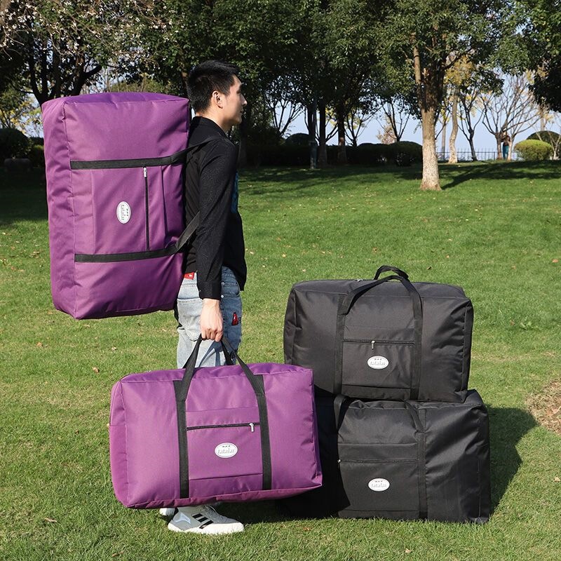Oxford Cloth Quilt Storage Bag, Extra Large, Thickened, Heavy-Duty, 50kg kg Capacity, Moving Packing Essential, Can Be Carried on the Back, Waterproof