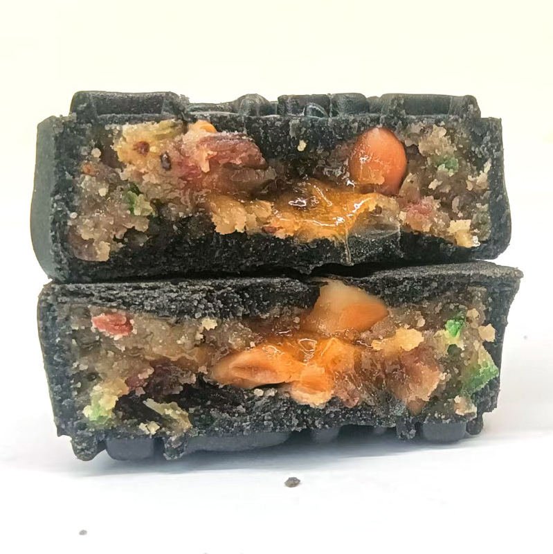 阿胶五仁流心月饼老式中秋月饼休闲美味糕点点心一件代发|undefined