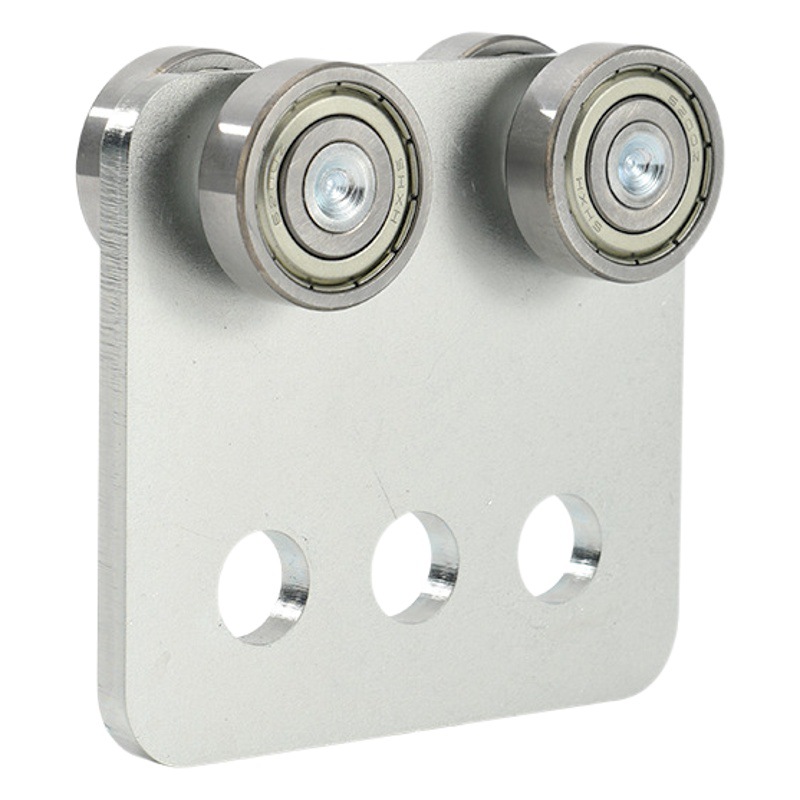Conjunto de Poleas Cuadradas para Puerta Corredera de Acero Inoxidable Alta Carga para Puerta Corredera