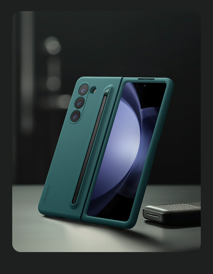 Ốp lưng Nillkin silicon lỏng cho Samsung Galaxy Z Fold6, kèm hộp đựng bút cảm ứng, bảo vệ bản lề — Cảm nhận Fold cầm bút màu xanh lá cây, Phiên bản đặc biệt không làm, Samsung Z Fold 6 chi tiết 13