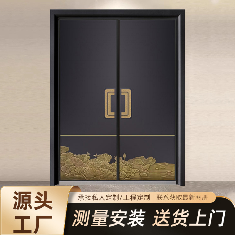 Factory Direct Supply Aluminum Alloy Villa Door, Anti-Theft Door, Cast Aluminum Door, Courtyard Entrance Door, Zinc Alloy Door Size Can Be Customized Factory Direct Supply Aluminum Alloy Villa Door, Anti-Theft Door, Cast Aluminum Door, Courtyard Entrance Door, Zinc Alloy Door Size Can Be Customized